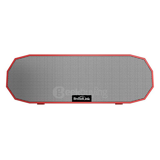 BroadLink MS1 Speaker Wifi Mini Portable Intelligent Audio System Ndfeb Magnet Dual Stereo Dual Passive Radio - Red