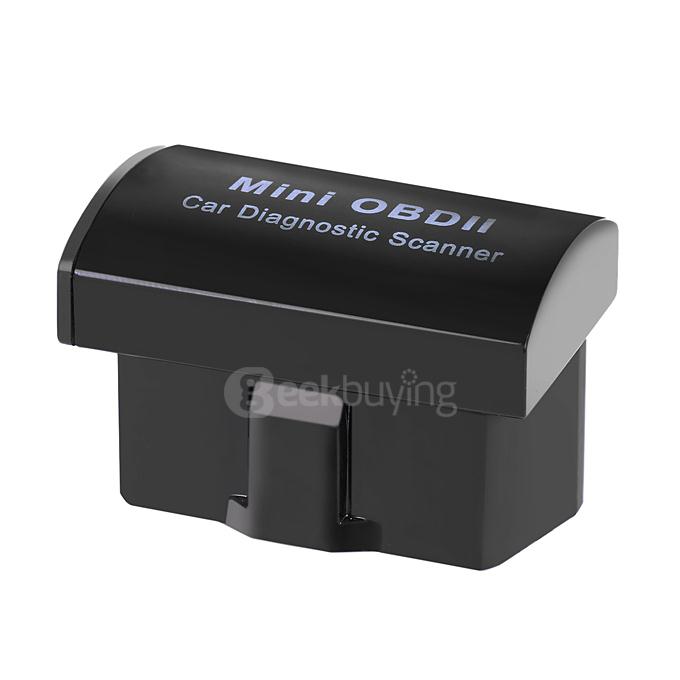 Mini OBDII Bluetooth Car Diagnostic Scanner - Black