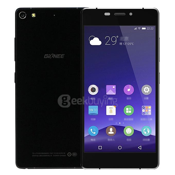 GIONEE ELIFE S7 5.2inch 4G Android 5.0 2GB 16GB Smartphone MTK6752 Octa Core 64bit 1.7GHz 13.0MP 8.0MP OTG - Black