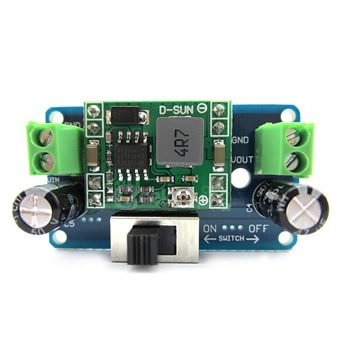 MP1584 5V Buck Converter 4.5-24V Adjustable Step-Down Regulator Module w/ Switch for Arduino DIY Project