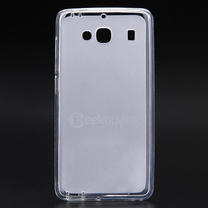 Soft TPU Cover Case Shell Back Case Protective Cover for for XIAOMI Redmi 2 Hongmi 2 - Transparent