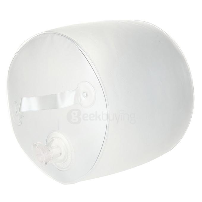 Portable Inflatable 10-LED RGB Light Solar Powered Folding Lantern w/ 8-Mode - Colorful Light