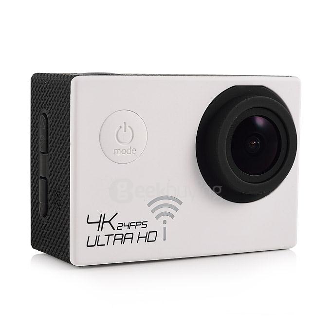 SOOCOO SJ8000 WiFi 4K 24fps Sport DV Camera Novatek 96660 Chipset 12.0MP IMX 117 Image Sensor - White