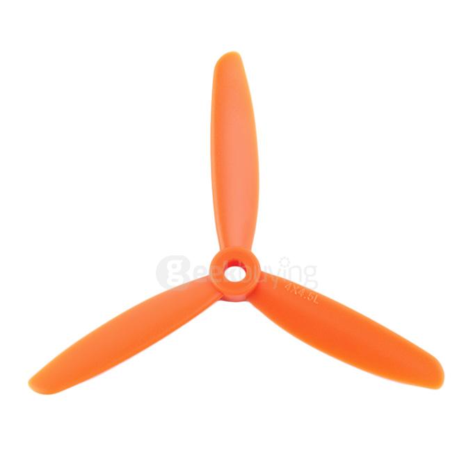 4045 3-Blade Propellers CW CCW - Orange