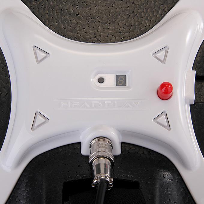 Headplay 5.8G FPV Goggles Aerial Video Glasses FOV72 1280*800 HD HDMI40 - White