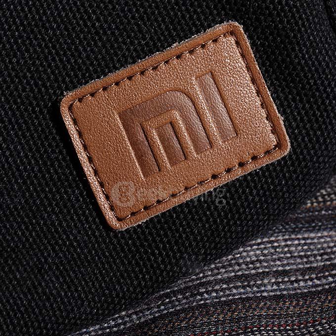 Original Xiaomi Bag Simple Canvas Waist Bag Casual Style - Black