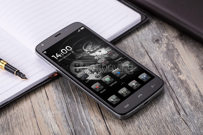 HOMTOM HT6 5.5inch 4G LTE 6250mAh Android 5.1 Smartphone 64-Bit MT6735 Quad Core 2GB 16GB 13.0MP IPS HD - Silver