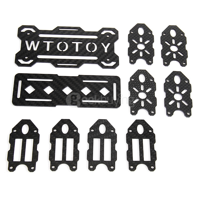 H4 4Axis 660mm Foldable Carbon Fiber Alien Quadcopter Frame Kit