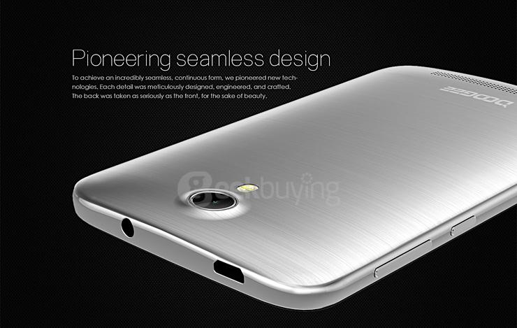 DOOGEE Y100 Plus 5.5inch 64bit 4G Android 5.1 2GB 16GB Smartphone MTK6735 Quad Core 2.5D Corning Gorilla Glass - White