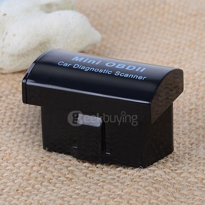 Mini OBDII Bluetooth Car Diagnostic Scanner - Black