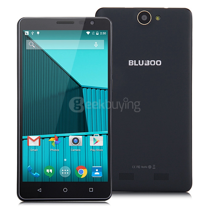 BLUBOO X550 5.5inch 4G FDD-LTE 5300mAh Android 5.1 Smartphone MTK6735 Quad Core 2GB 16GB IPS HD HotKnot Smartwake - Black