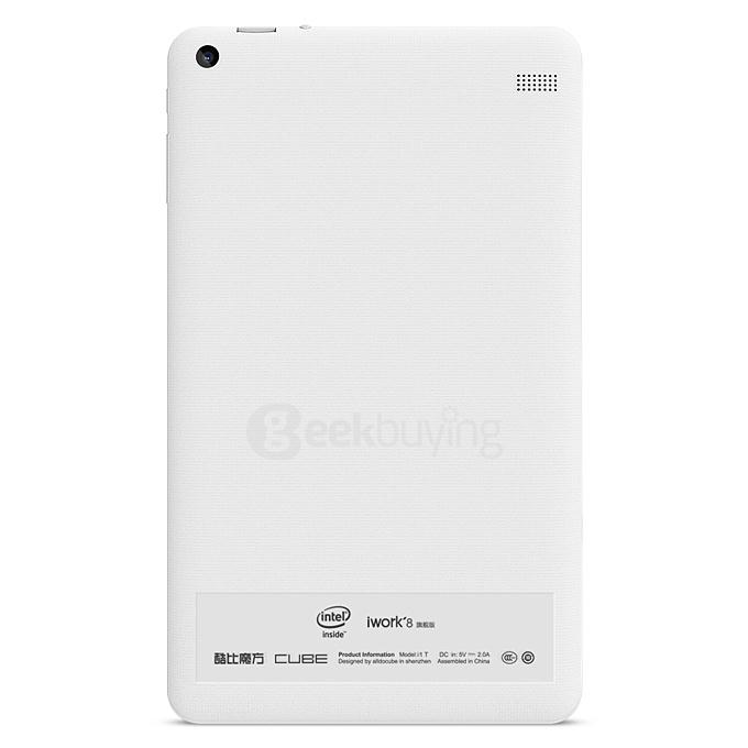Cube iWork8 Ultimate 8 Inch Windows10 Multi-language Version 2GB/32GB Tablet PC Intel Cherry Trail Z8300 Quad Core 1.84GHz IPS 1280*800 Bluetooth HDMI WiDi - White