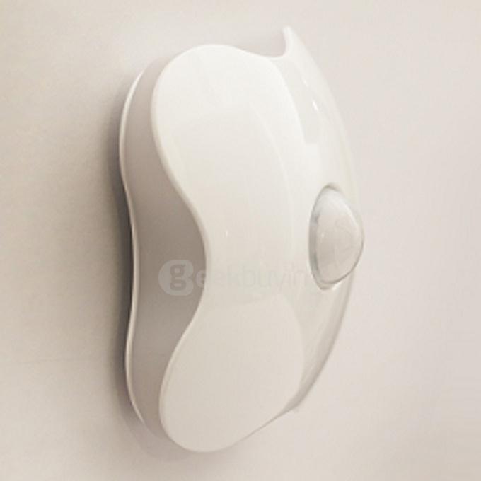 Four Leaf Clover LED Lamps Night Light Motion Sensor Light 6LED Human Body Motion Induction Lamp - Yellow