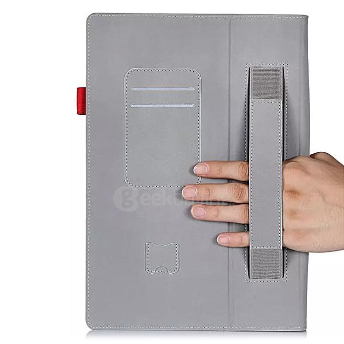 New Professional Slim PU Leather Folio Case for Microsoft Surface Pro 4 12.3 Inch Tablet PC - Red