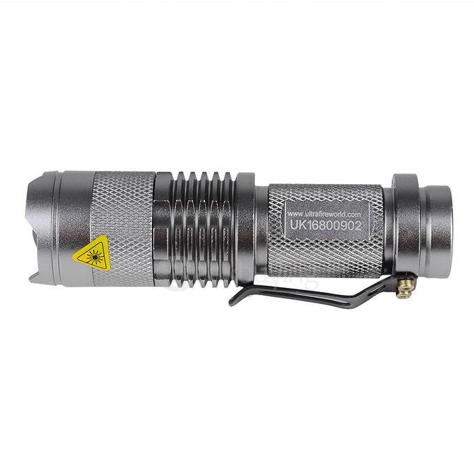 UltraFire SK68XPE 1-LED 400LM 1-Mode Cool White Light Flashlight w/ Clip - Silver