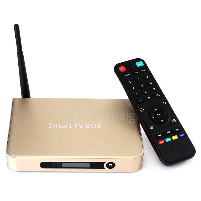 T9 4K TV BOX Amlogic S812 Quad Core 2G/8G 2.4G/5G WIFI Bluetooth4.0 KODI HDMI Dolby 3D - Gold