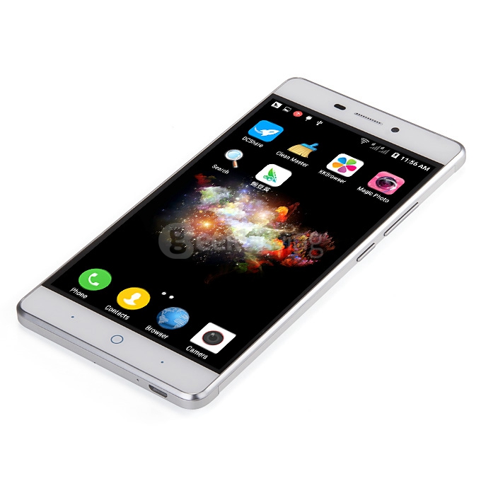 ZTE V5 3 / V5 PRO 5.5inch 4G LTE Android 5.1 2GB 16GB Smartphone 64bit Snapdragon 615 Octa Core Fingerprint ID 13.0MP - Silver