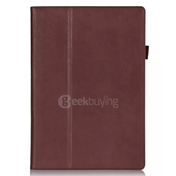 New Professional Slim PU Leather Folio Case for Microsoft Surface Pro 4 12.3 Inch Tablet PC - Brown