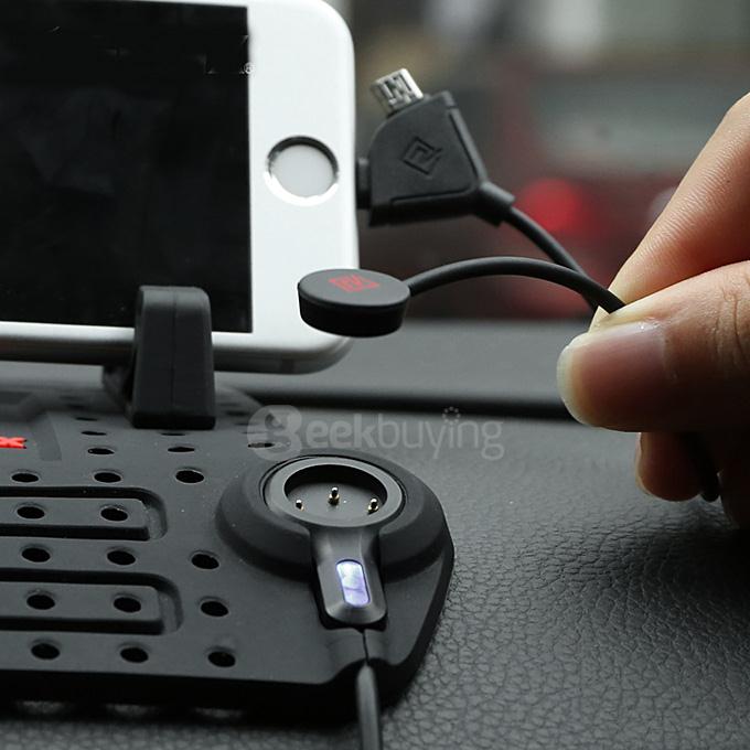 REMAX Creative Mobile Phone Holder Anti-skid Car Holder Mount - Black