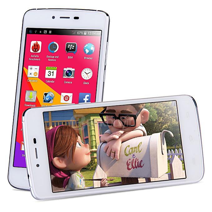 AMIGOO MG200 5.0inch QHD MTK6572 Dual Core 1.2GHz Smartphone Android 4.4 512MB 4GB 5.0MP 3G GPS Smart Wakeup - White