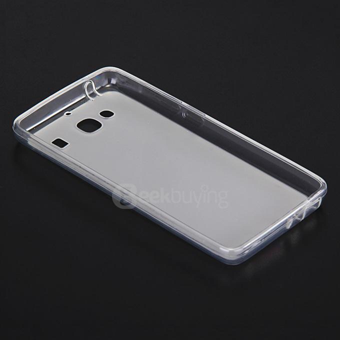 Soft TPU Cover Case Shell Back Case Protective Cover for for XIAOMI Redmi 2 Hongmi 2 - Transparent