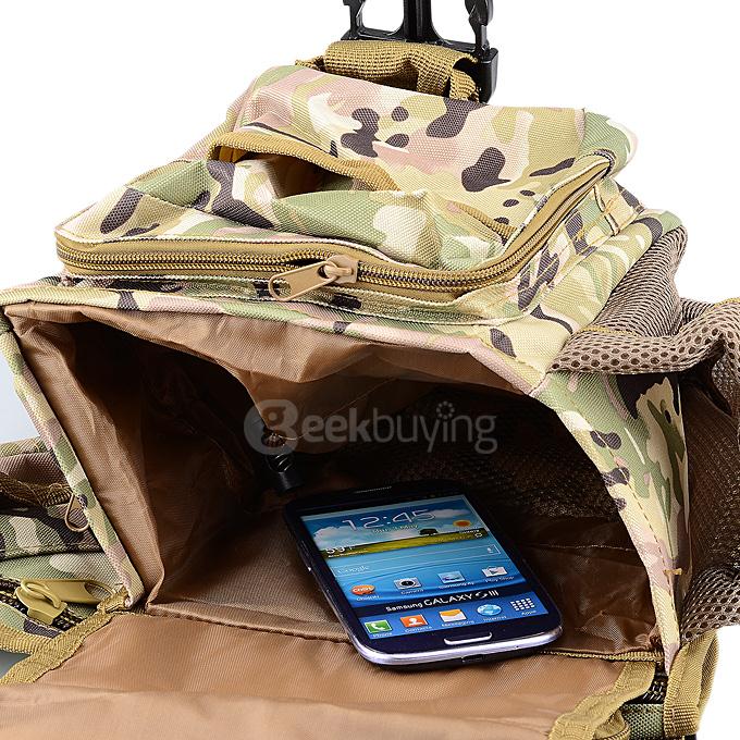 28L Capacity Tactical Multifunction Outdoor Single Shoulder Bag - CP Camouflage