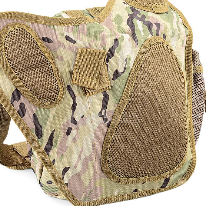 28L Capacity Tactical Multifunction Outdoor Single Shoulder Bag - CP Camouflage