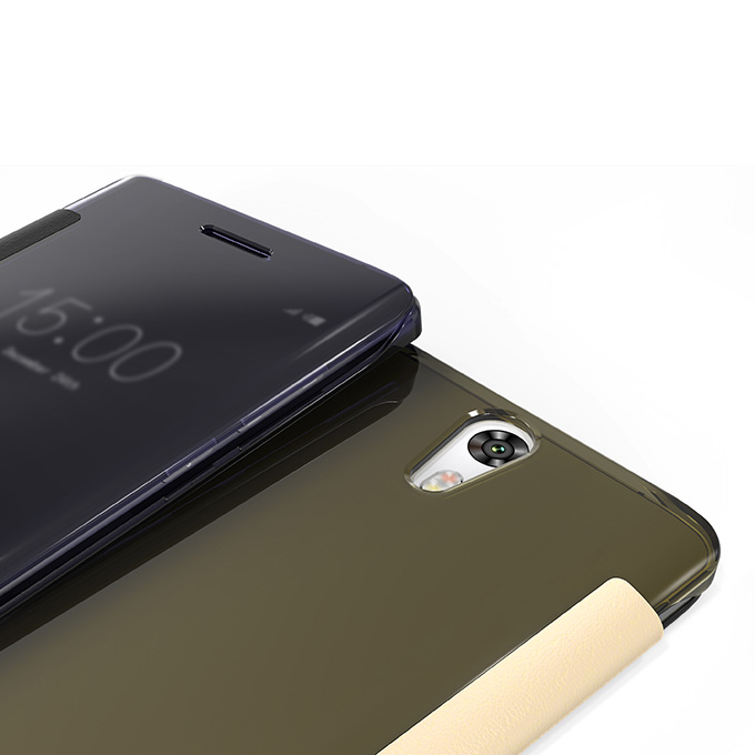 Original Flip Cover for BLUBOO Xtouch Protective Hard Cover View Style Case for Bluboo Xtouch - Blue