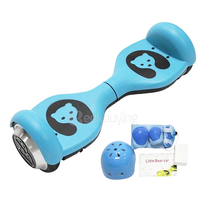 Dual Wheels Self Balancing Electric Scooter Protector Set for Children - Blue