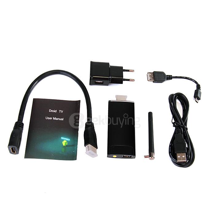 MK903IV Android 4.2.2 Mini TV Dongle RK3188T Quad Core 2G/8G 802.11b/g/n BT4.0 HDMI 1080P DLNA Miracast Airplay