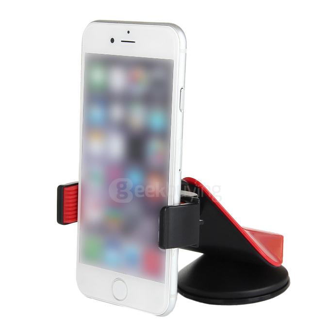 Universal Car Mobile Phone Holder Batman Style Smartphone Holder for iPhone Samsung HTC Sony Xiaomi OnpPlus -Black + Red