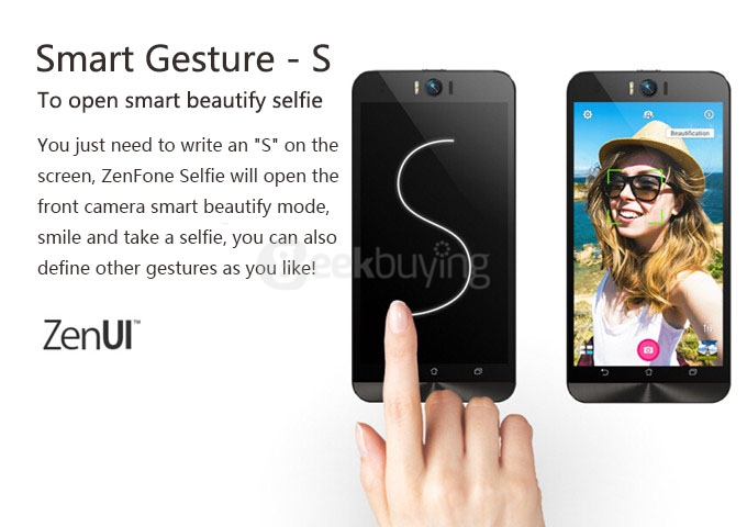 ASUS ZenFone Selfie ZD551KL 5.5inch FHD 3GB 16GB 4G SmartPhone Qualcomm MSM8939 Octa Core Dual 13.0MP Camera - White