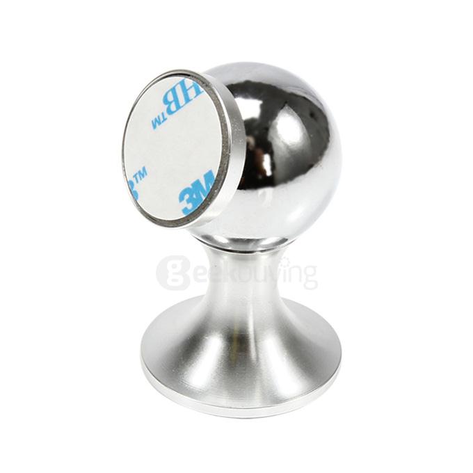 Universal SX-005 360 Degrees Rotating Vehicle General Magnetic Phone Mount Holder for iPhone Samsung Sony HTC - Silver