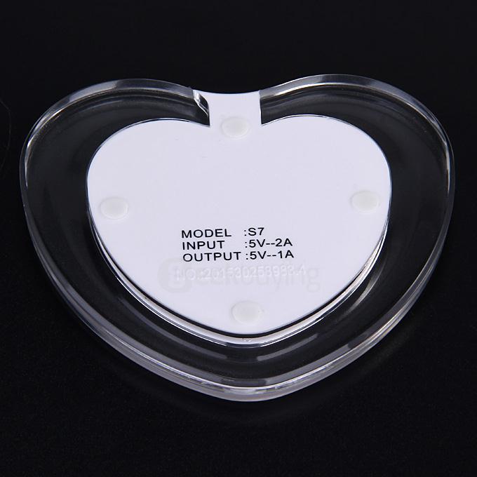 S7 Wireless Charger for Samsung S6/S6 Edge - White