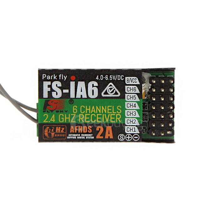 2.4G Flysky FS-iA6 6CH RC Receiver with Double Antenna for Flysky i4 i6 i10 GT2E GT2F GT2G
