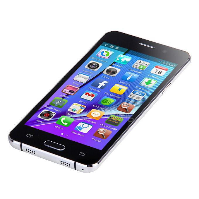 JIAKE N9200 Mini 4.5inch MTK6572 Dual Core 1.2GHz Smartphone Android 4.4.2 512MB 4GB 5.0MP 3G GPS Smart Wake - Black