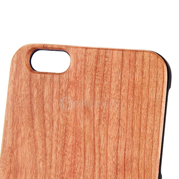 QI Wireless Charging Receiver Simple Designed for Apple iPhone 6 Plus iPhone 6s Plus - Cherry Wood