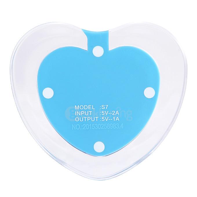 S7 Wireless Charger for Samsung S6/S6 Edge - Blue