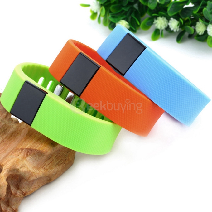 TW64 Smartband Bluetooth 4.0 Waterproof Smart Wristband Sport Activity Fitness Sleep Tracker Pedometer For iOS Android - Green