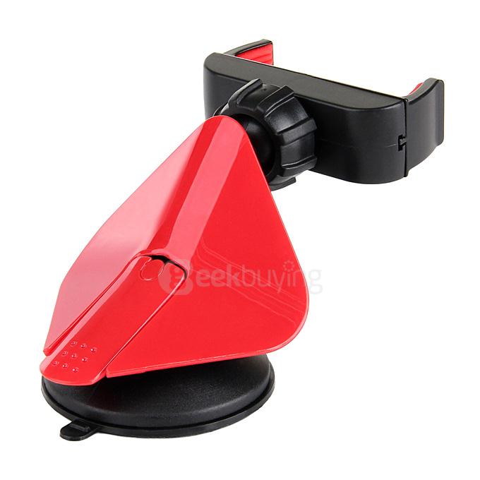 Universal Car Mobile Phone Holder Batman Style Smartphone Holder for iPhone Samsung HTC Sony Xiaomi OnpPlus -Black + Red