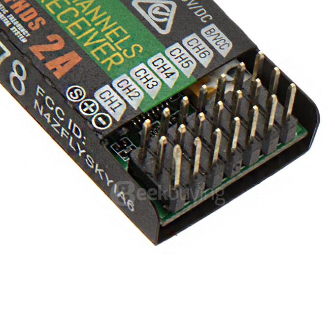 2.4G Flysky FS-iA6 6CH RC Receiver with Double Antenna for Flysky i4 i6 i10 GT2E GT2F GT2G
