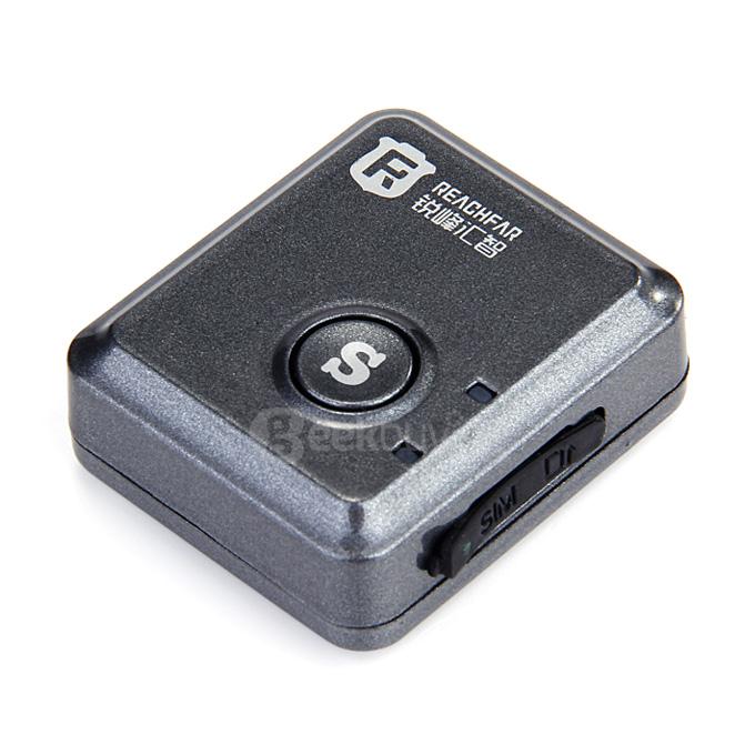 REAGHFAR RF-V8S Mini Real-time GPS GSM GPRS Tracker GPS Locator SOS Communicator - Grey