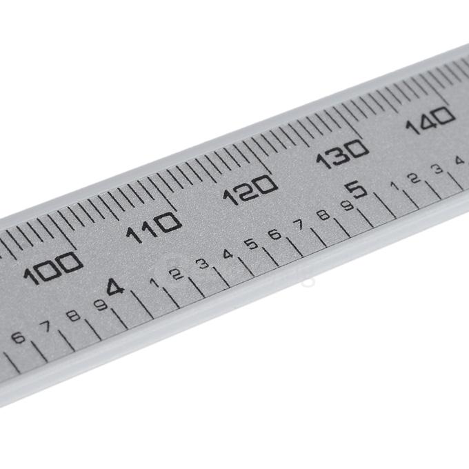 Aluminum Alloy Carbon Solar Powered Digital Caliper - silver