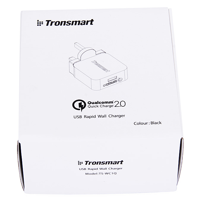 Tronsmart Quick Charge 2.0 18W AC Home Wall Travel USB Charger Fast Charger 1.8M Micro USB Cable for Galaxy S6/S6 Edge Note 4/Edge Google Nexus 6 HTC M9 Xperia Z3/Z2 Sharp Aquos Pad/Zeta Xiaomi