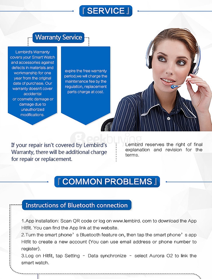 Lembird Free O2 Bluetooth 4.0 Smart Watch with Sapphire Crystal Dial/ 12 LED Lights/ Imported 751 Movt/ Fitness Sports Tracker/ Diet Management - Black