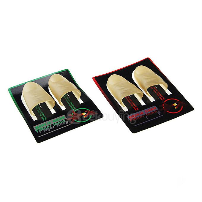 Creative Magic Thumb Tip LED Light - Red Light ( 1 Pair)