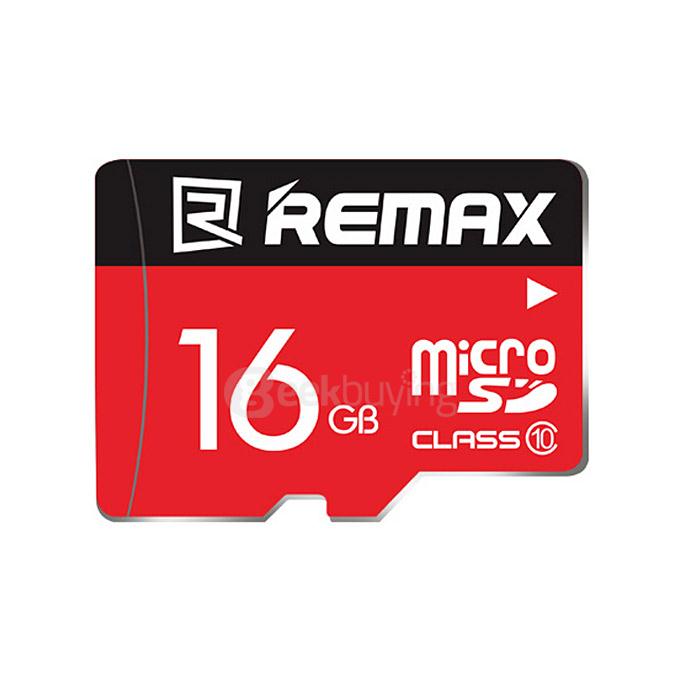 REMAX 16GB Class10 High Speed Memory Card Micro SD Memory Card - Red