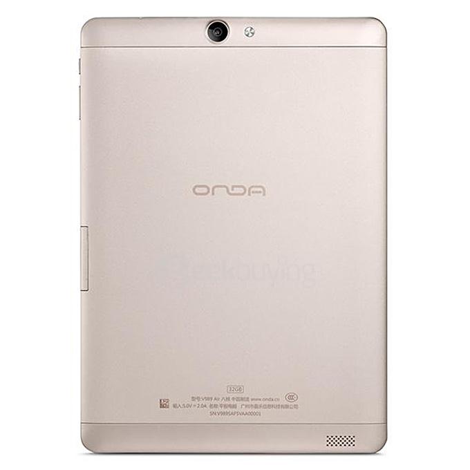 Onda V989 Air 9.7 Inch Android 4.4 2GB/32GB Tablet PC Allwinner A83T Octa Core 2.0GHz Air Retina 2048*1536 HDMI WiFi - Black+Golden