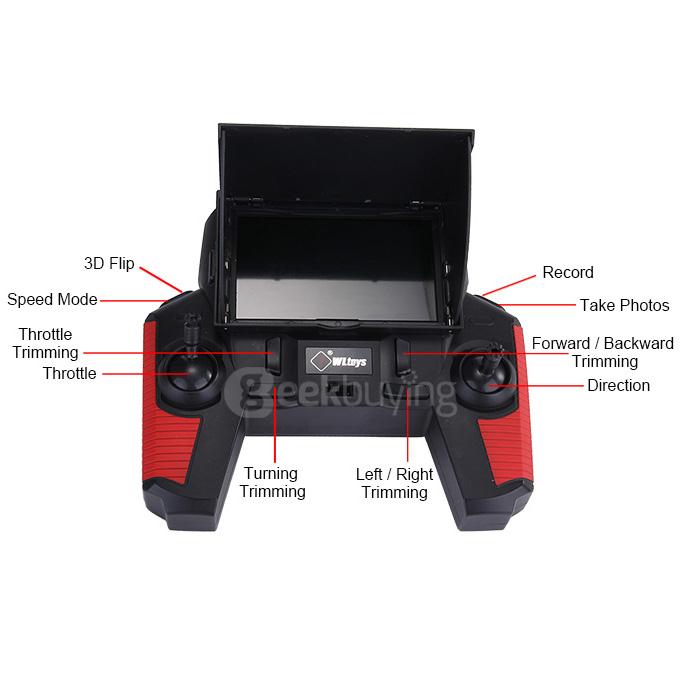 WLtoys Q242G Mini 5.8G FPV With 2.0MP Camera 2.4G 4CH 6Axis RC Quadcopter RTF