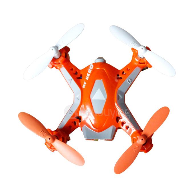 FINECO FX-2 2.4GHz 6Axis 3D Flip LED MINI RC Quadcopter - Orange